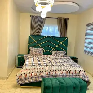 High Back Rest Padded Bedframe