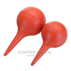 Laboratory Tool Red Rubber Suction Ear Syringe Bulb
