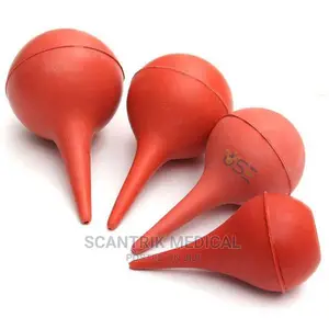 Quality Laboratory Tool Red Rubber Suction Ear Syringe Bulb