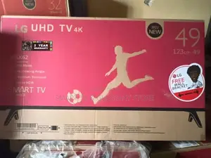 LG Smart TV With Free Wall Bracket 49 Inches