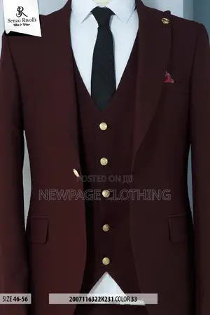 Exclusive 3pcs Turkish Suit + Free Premium Tie or Cufflinks