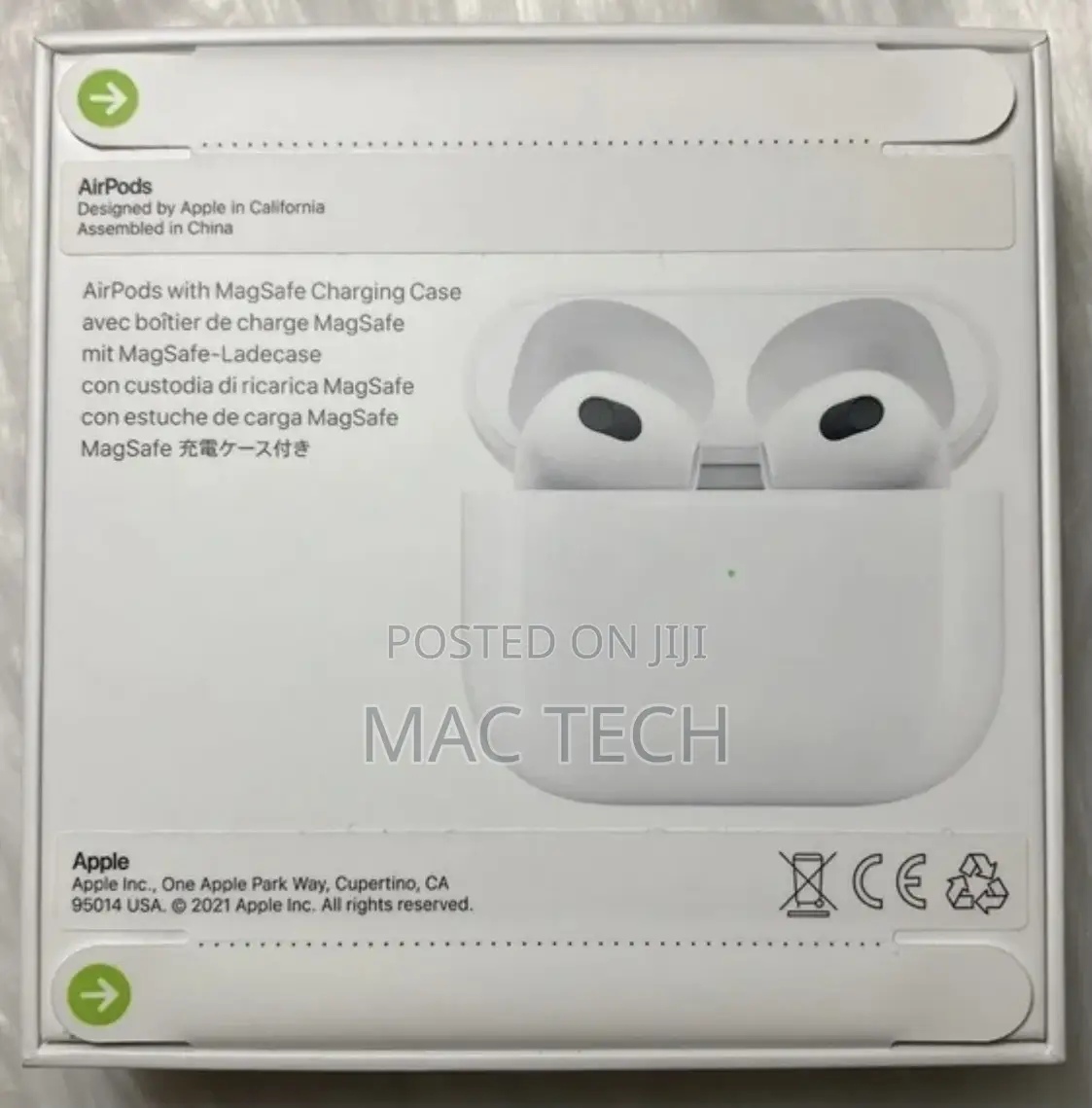 Apple Airpod 3. Premium Copy. Dubai Version