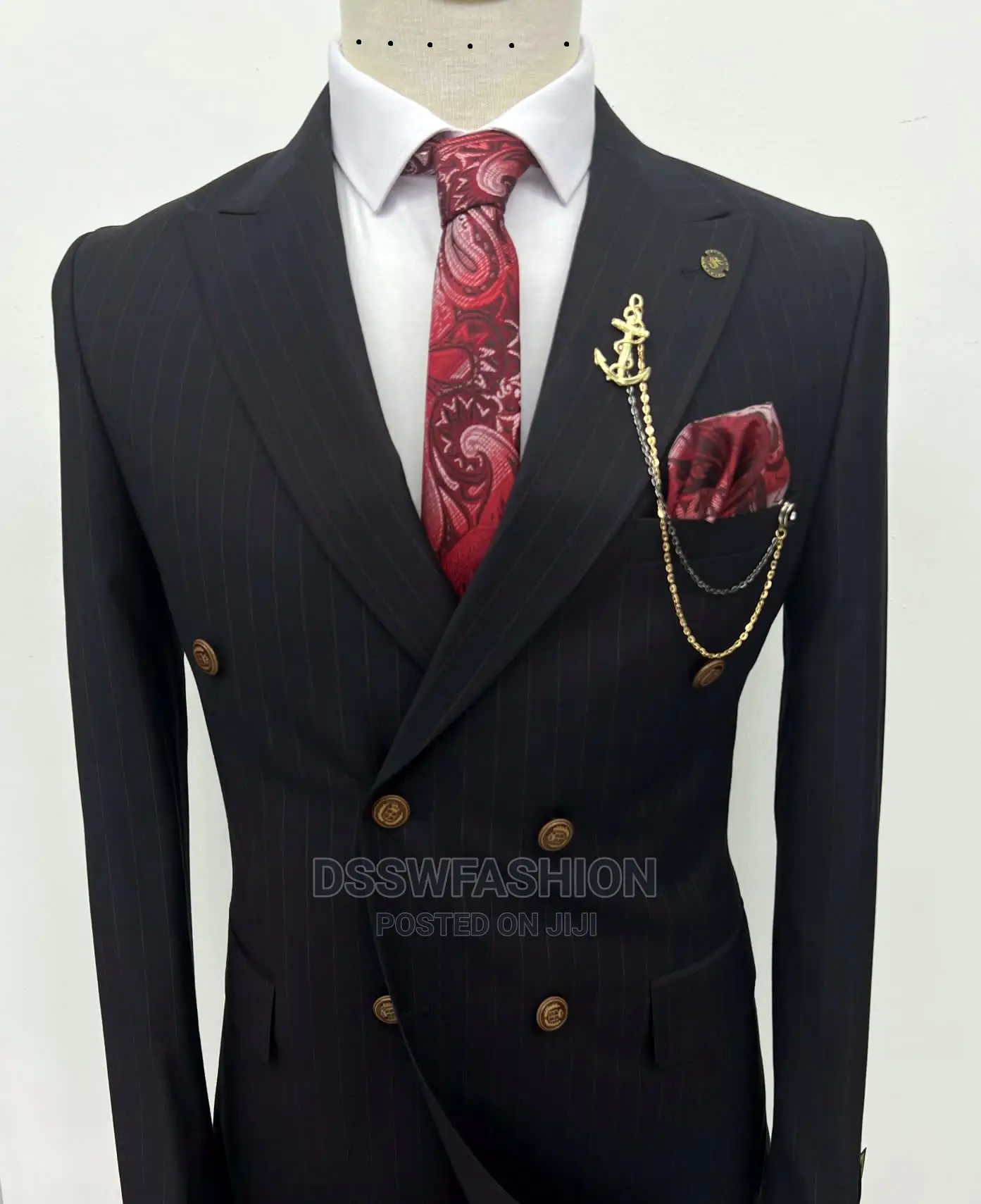 Exclusive Turkish Double Breasted Suit+FREE TIE OR CUFFLINKS