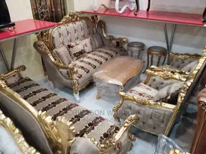 Luxury 7 Seater Living Room Royal Sofa Chair.