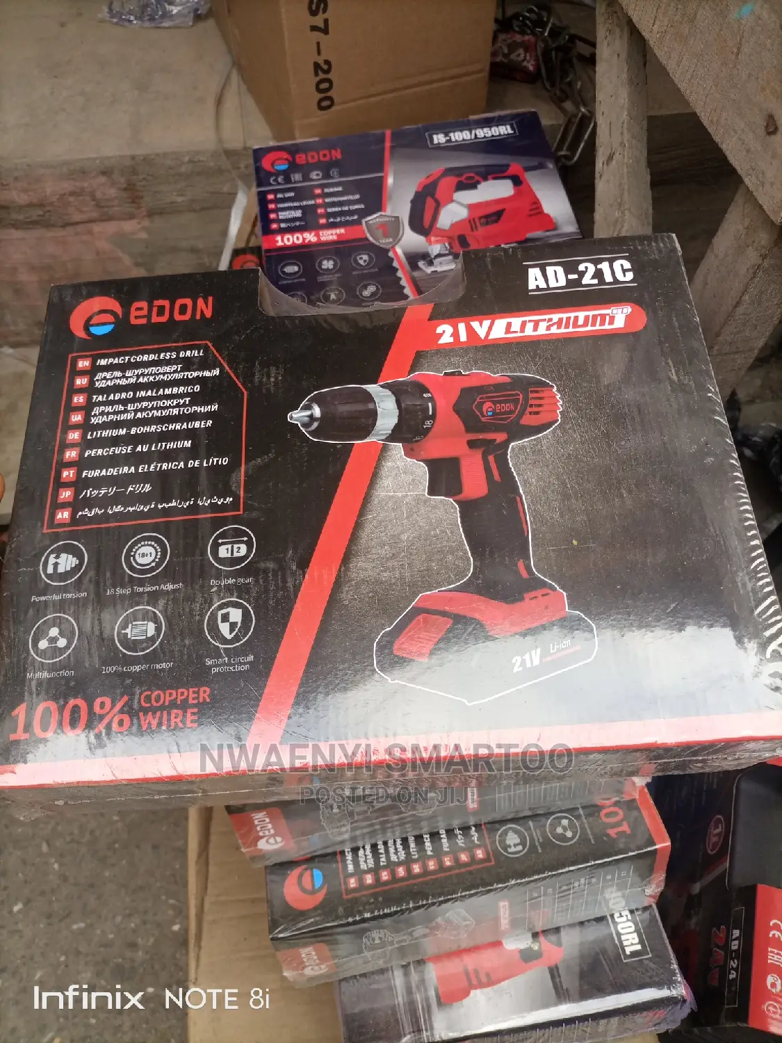 24v Edon Battery Drill