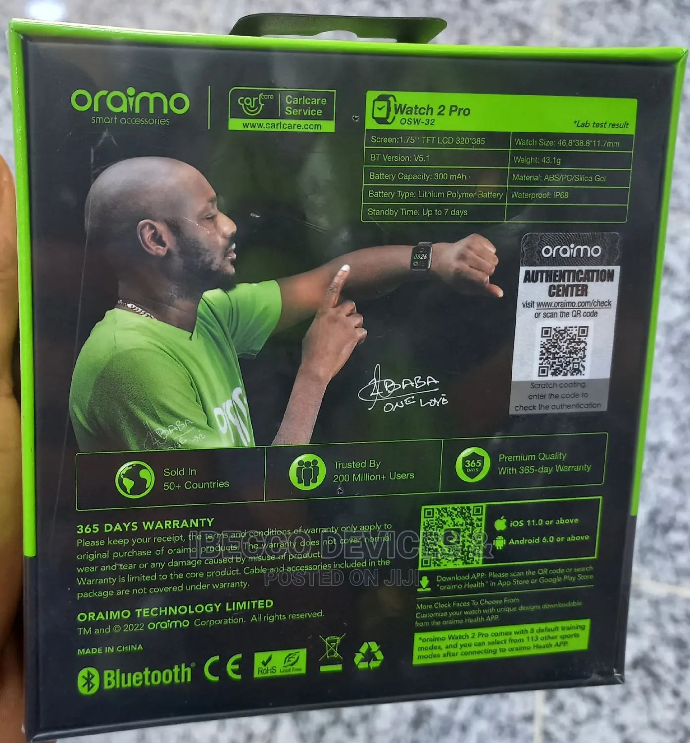 Oraimo Warch 2pro Bluetooth Call Smart Watch