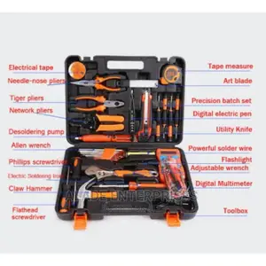 Combination Electrical Tools Box Kit