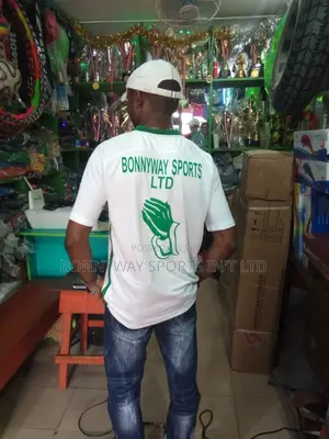 Printing On Jersey Made Easy At Bonnyway Sports Int'l Ltd Lagos