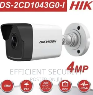 Hikvision Ds-2cd1043g0-I 4.0 Mp Ir Network Bullet Ip Camera