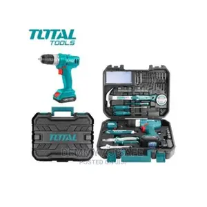 Total Cordless Drill and Tools Set(127pcs of Tools)