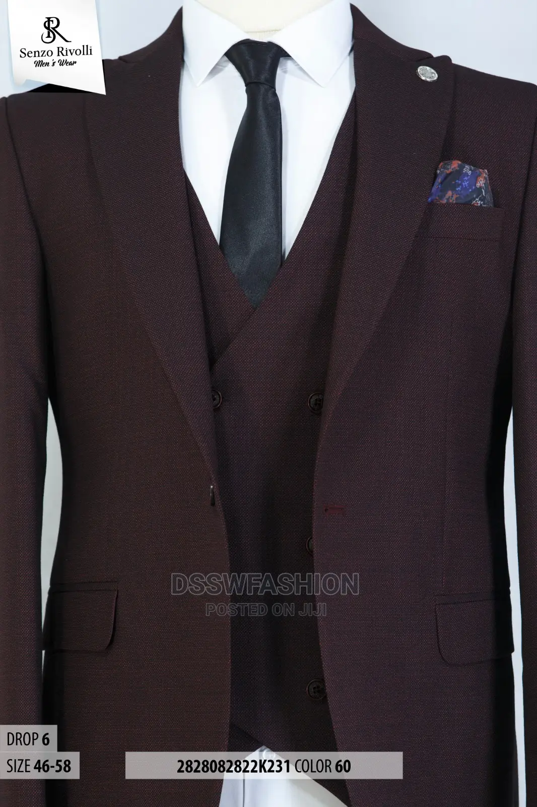 Exclusive 3pcs Turkish Suit + Free Premium Tie or Metal Cuff
