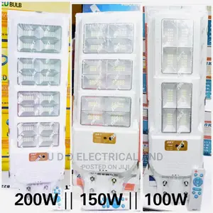 A K T Solar Street Light 200w 150w Available Very Bright