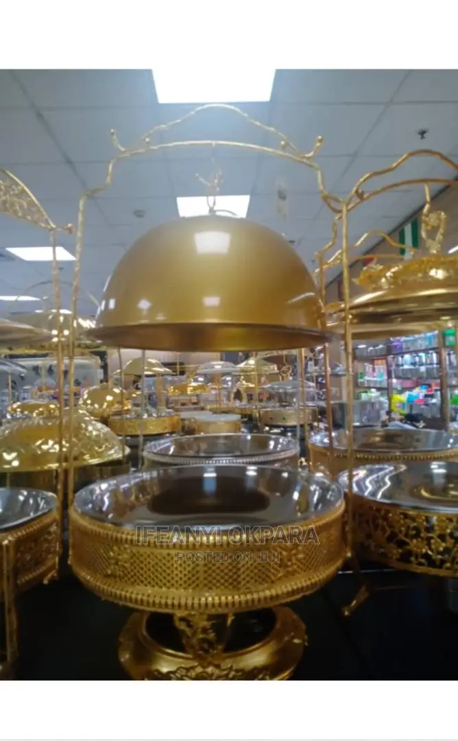 Gold Chaffing Dishe