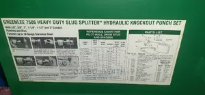 Hydrolic Knockout Punch Greenlee 1/2-2"