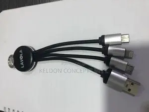 Light Up Keyring Fast Charging Cables 2sides Led -50