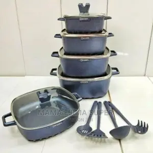 Dessini 22 Pieces Set Non Stick Granite Cooking Pot