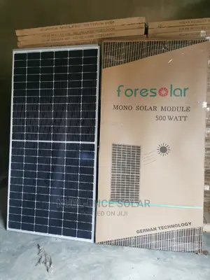 500w Forsolar Monocrystalline Panels