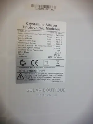 540w Solar Panel