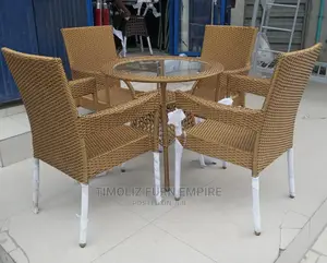 Foreign Outdoor Table With Chairs.