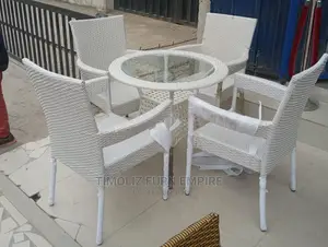 Foreign Outdoor Table With Chairs.