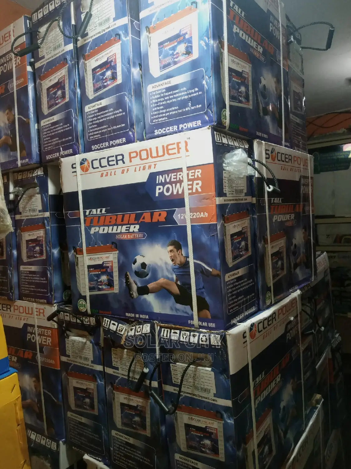 Soccer Power Battery 220ah 12v