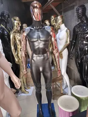 Matt Black Body and Rose Gold Mixture Body Male Faceless