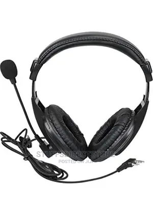 Walkietalkie Radio 2 Pin Overhead Headphone Mic With VOX PTT