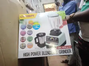 QASA High Power Blender Silver Color With 2years Warranty