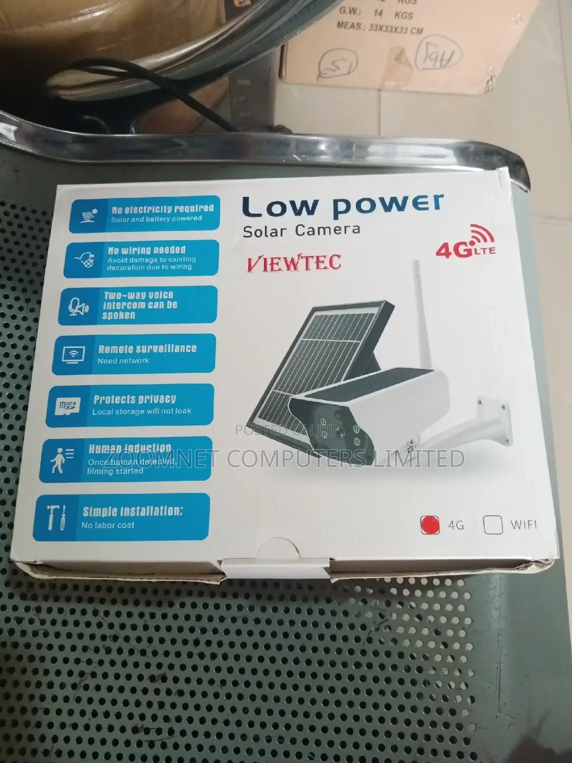 Low Power Solar Bulet Camera
