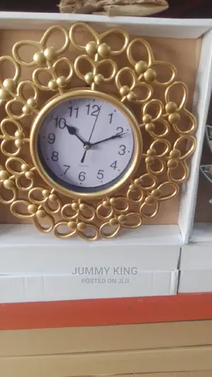 Decorative Wall Clock-Gold