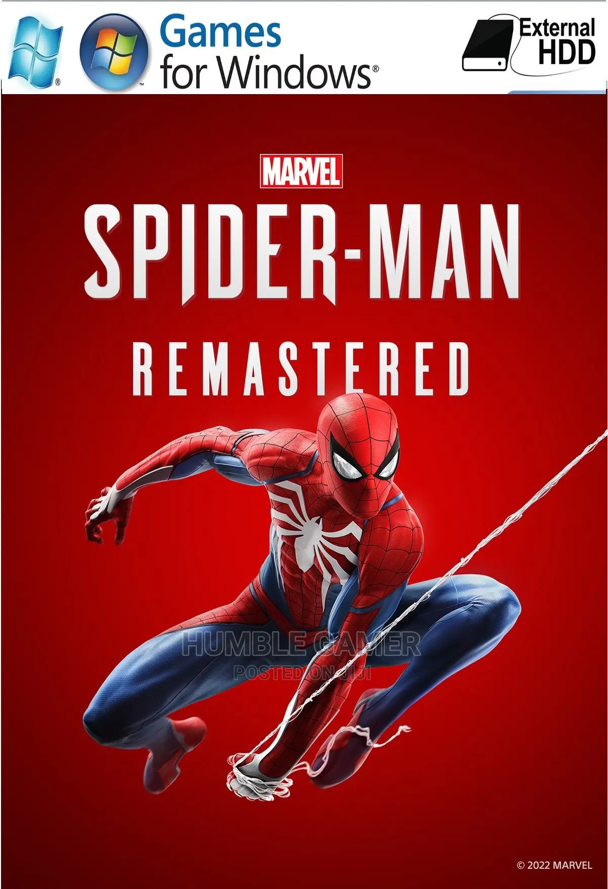 Marvels Spiderman PC/Laptop/Computer Game + 64GB Flash Drive