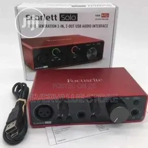 Focusrite Scarlett Solo Sound Cards