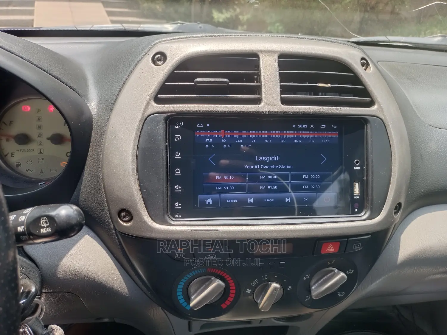 Toyota Rav4 Android Player 2002 to 2007