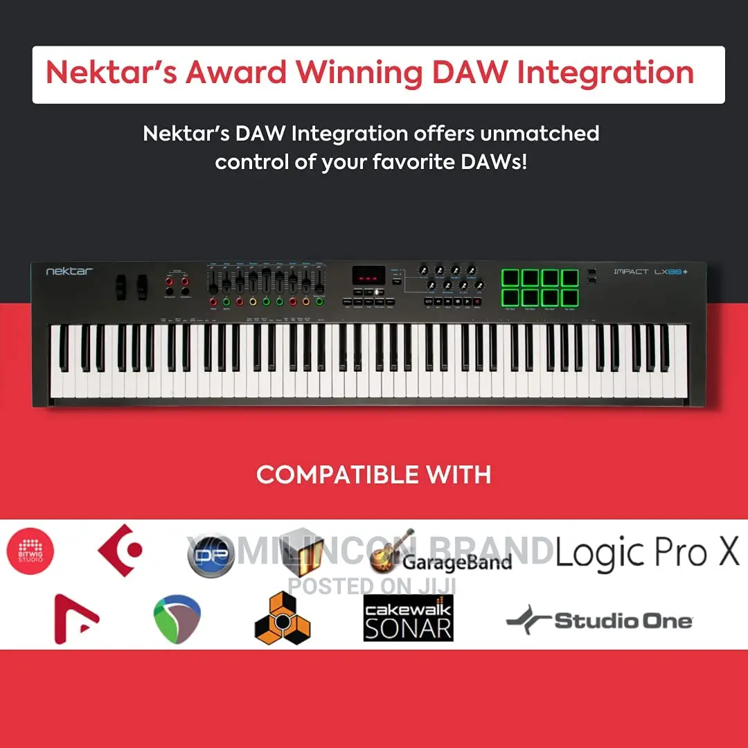 Nektar Impact LX88+ | USB Controller Keyboard.