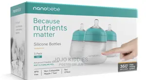 Nanobabe Flexy Silicone Baby Bottle Pink & Teal Color
