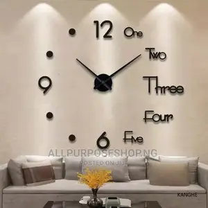 Diy 3d Wall Clock