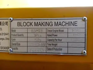 Egglaying Commercial Block Moulding Machine