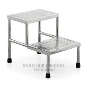 Portable Double Foot Step Stainless Steel