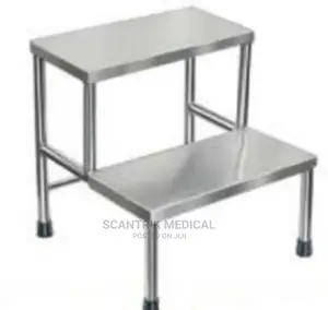 Portable Medical Double Step Stool for Hospital Clinic