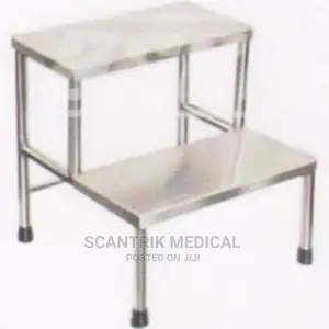 Stainless Steel Medical Foot Step Double