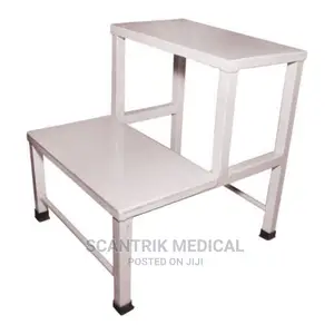 Stainless Steel Silver Step Foot Stool
