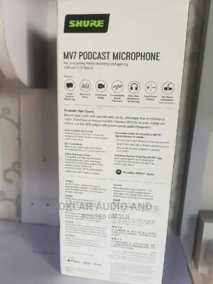 Shure Mv7 Usb/Xlr Podcast Microphone