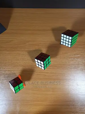 2 by 2, 3 by 3, 4 by 4, 5 by 5 Magic Rubiks Cube Puzzle