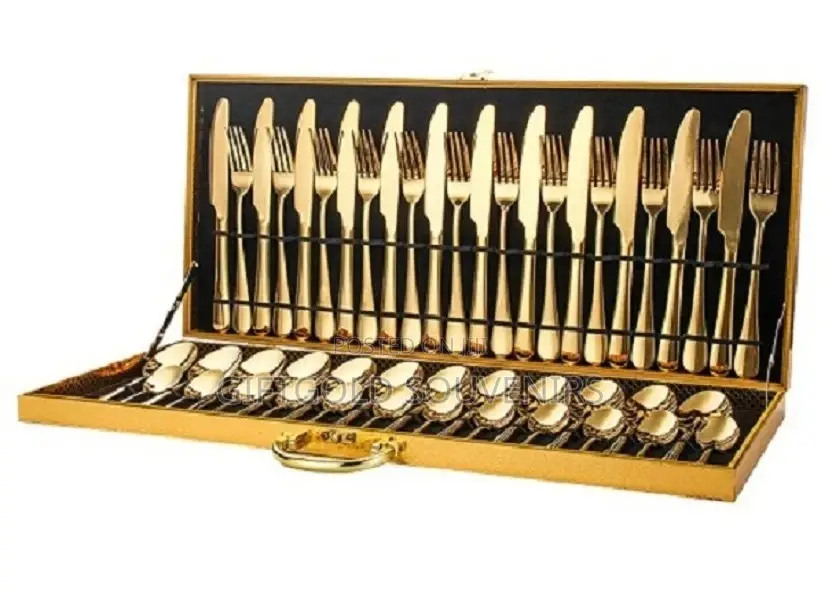 36pcs Knife Spoon Fork With Git Box