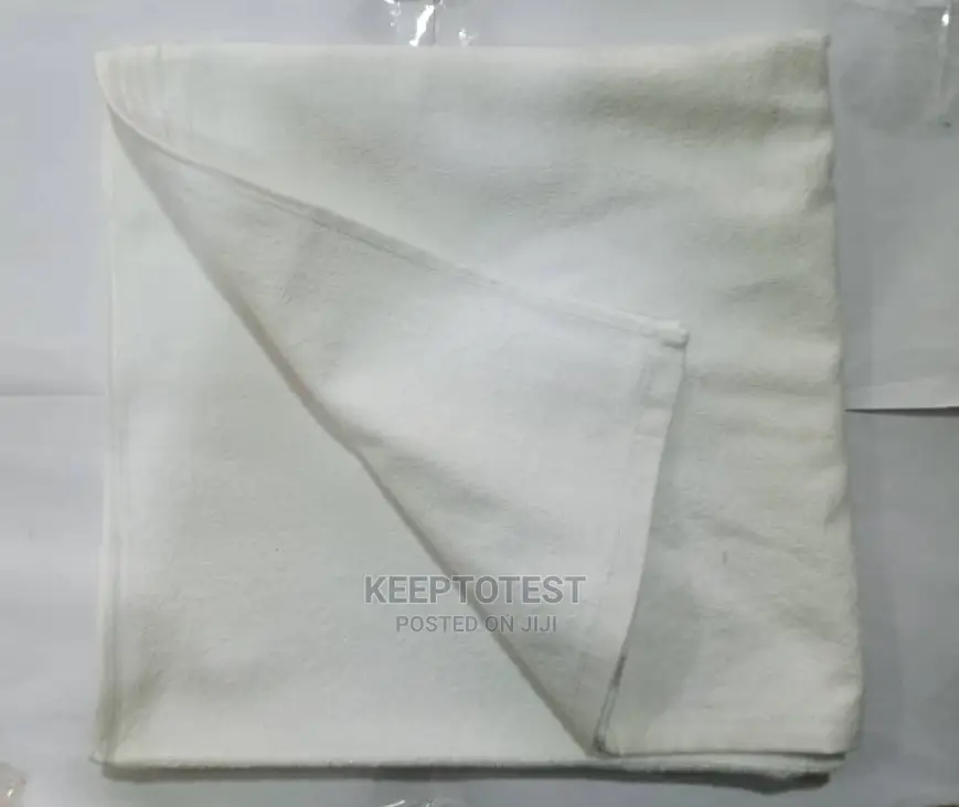 100% Cotton White Large Towel
