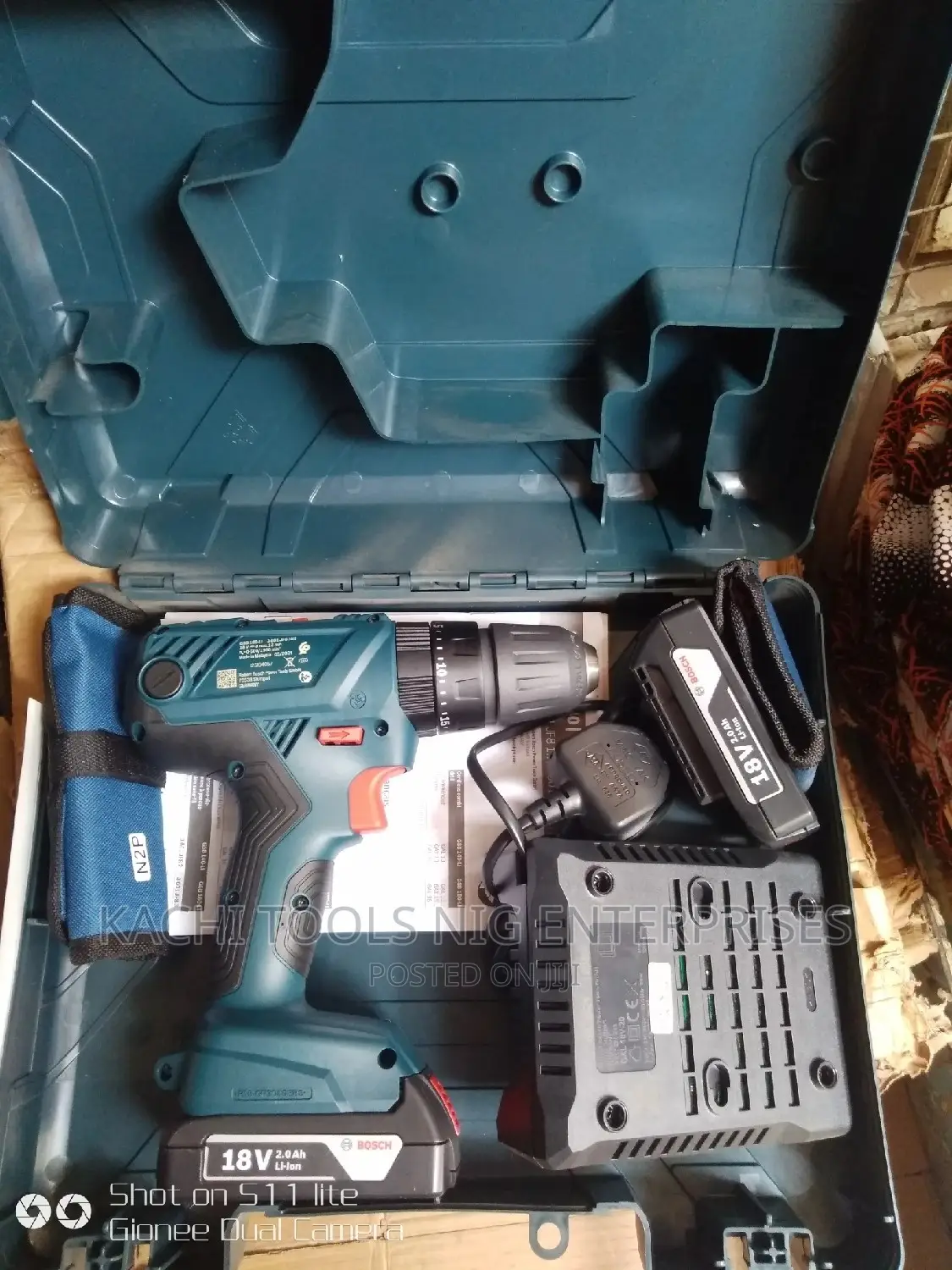18 v Bosch Cordless Hammer Drill Machine