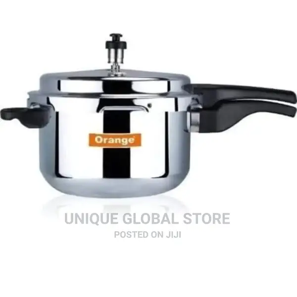 Orange Pressure Pot Cooker - 6L
