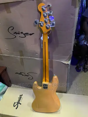 Quality Squier by Fender Five String Jazz Bass Guitar