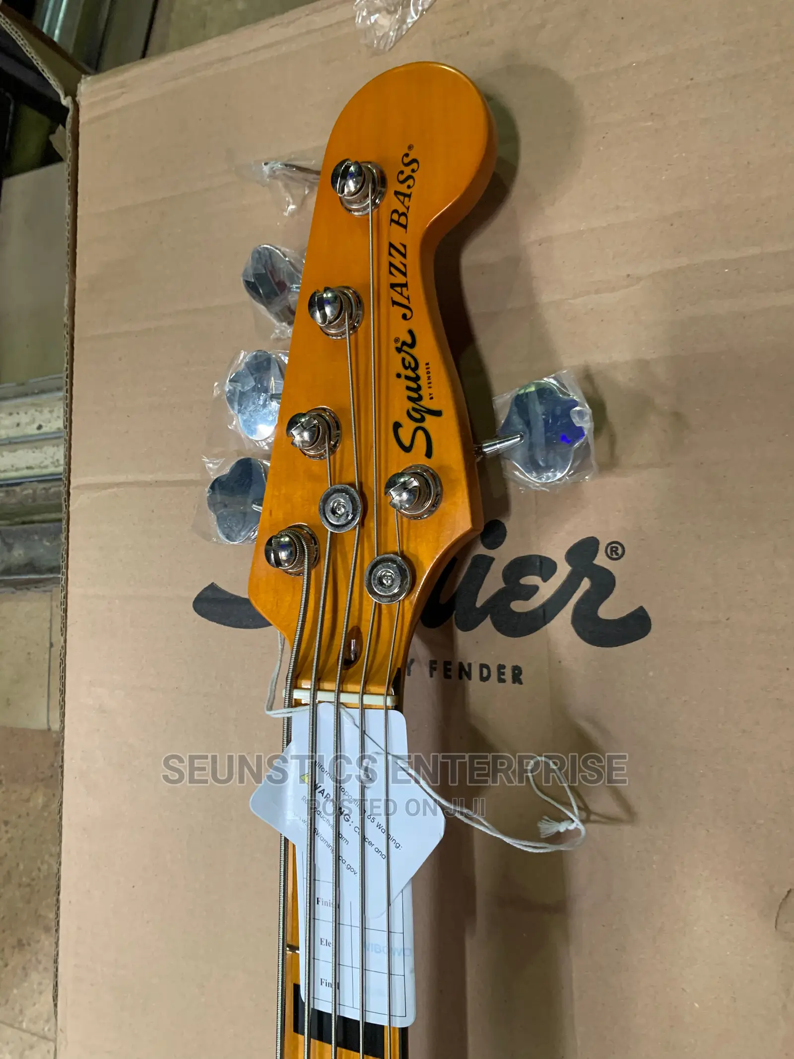 Quality Squier by Fender Five String Jazz Bass Guitar