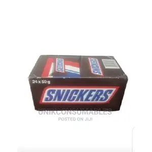 Snickers Chocolate Bar With Caramel Peanuts- 50g X 24 Bars